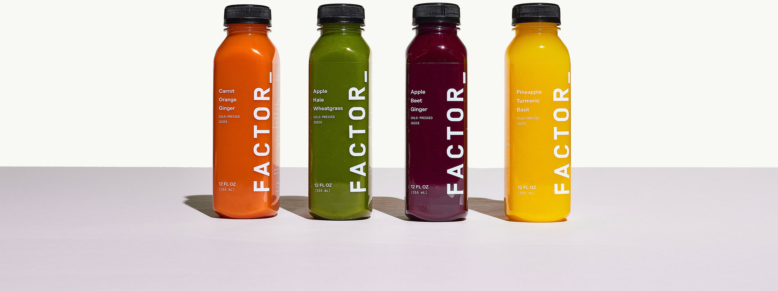 Factor Cold Pressed Juice Rebrand